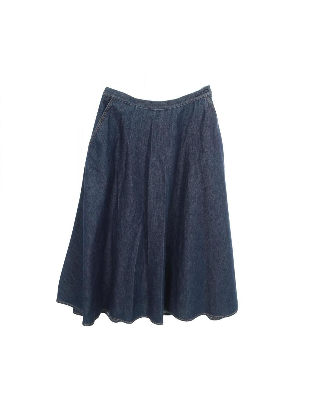Gucci Flare Denim Skirt Xdc4C Cotton #293994G67B